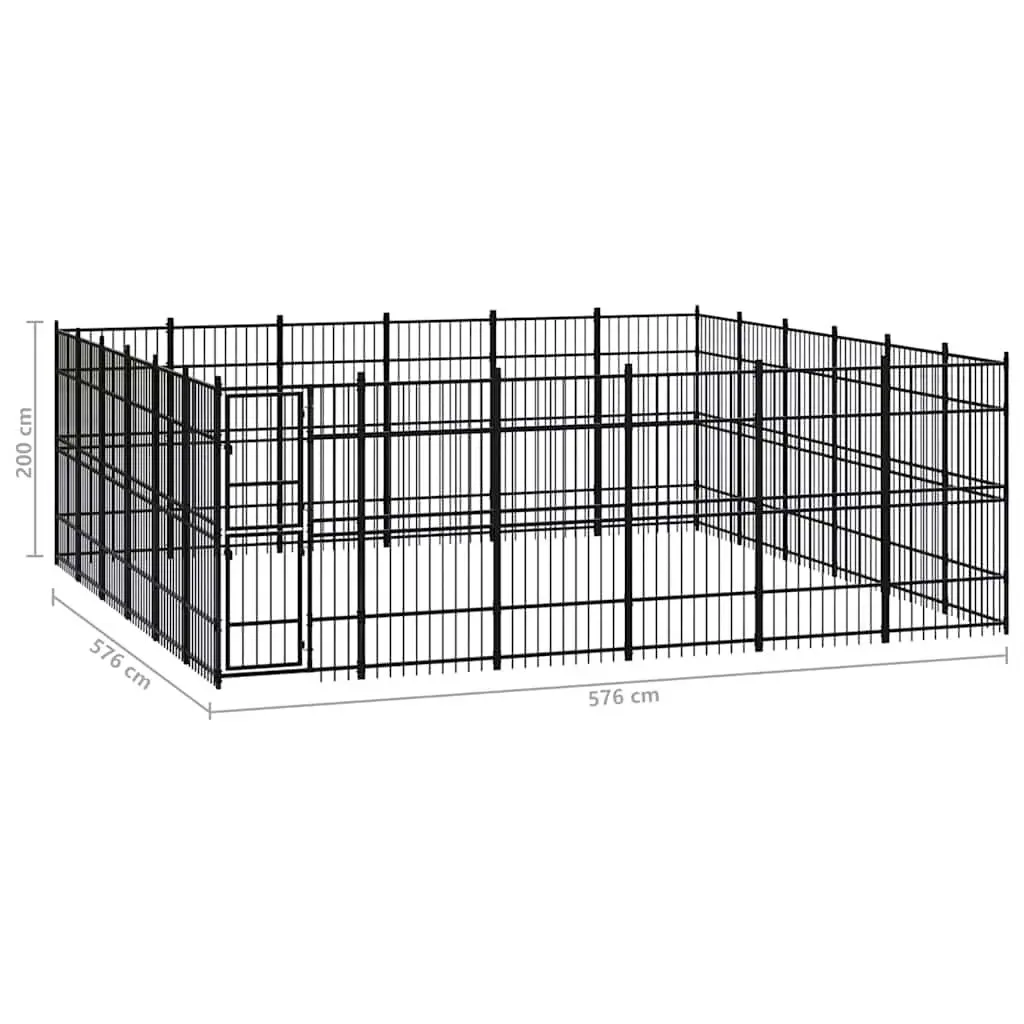 Dog Kennel for Safe Outdoor Exercise