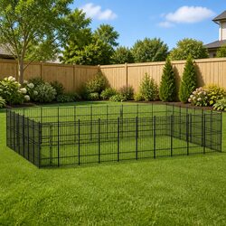 Practical Large Dog Kennel for Outdoor Fun