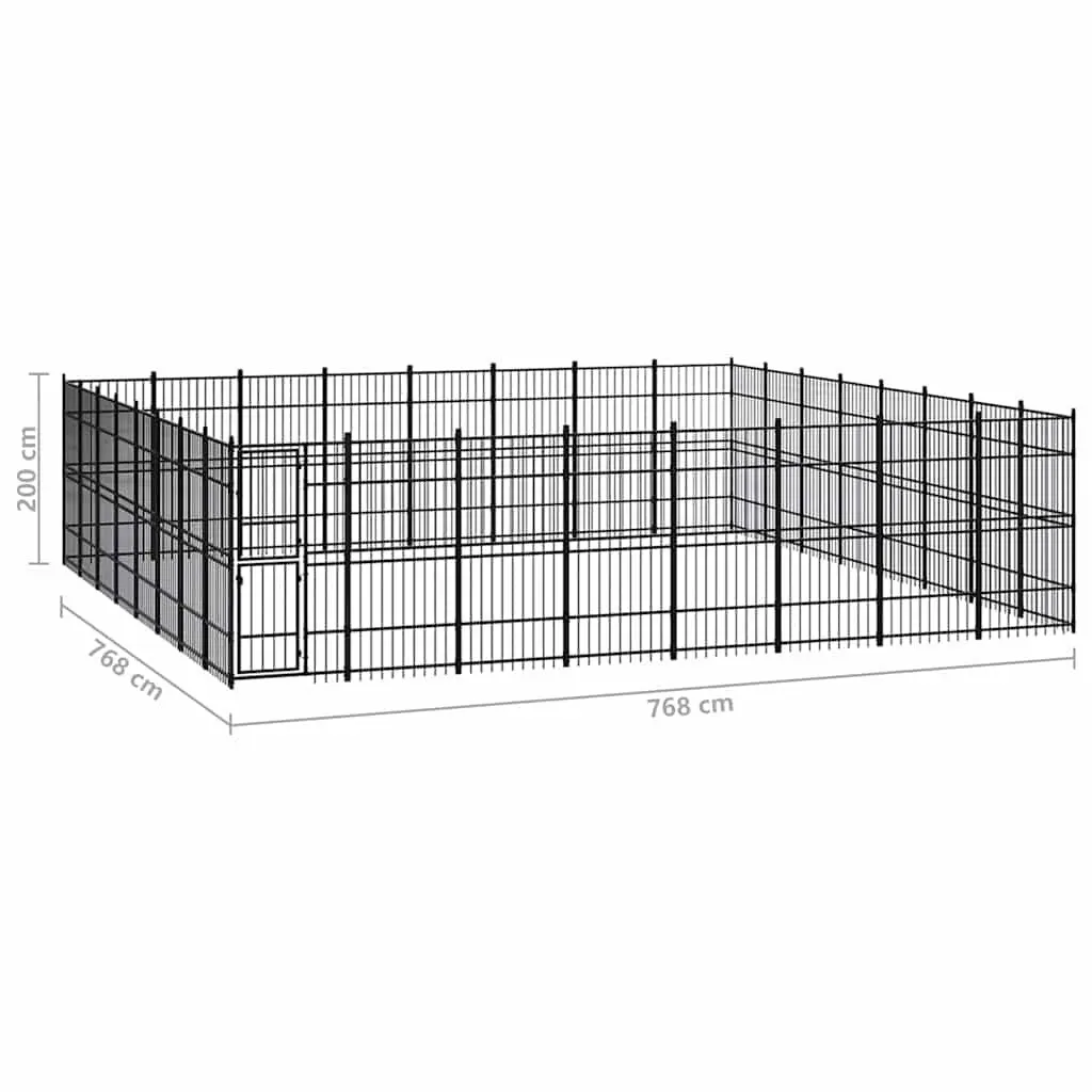 Outdoor Dog Kennel for Training and Play