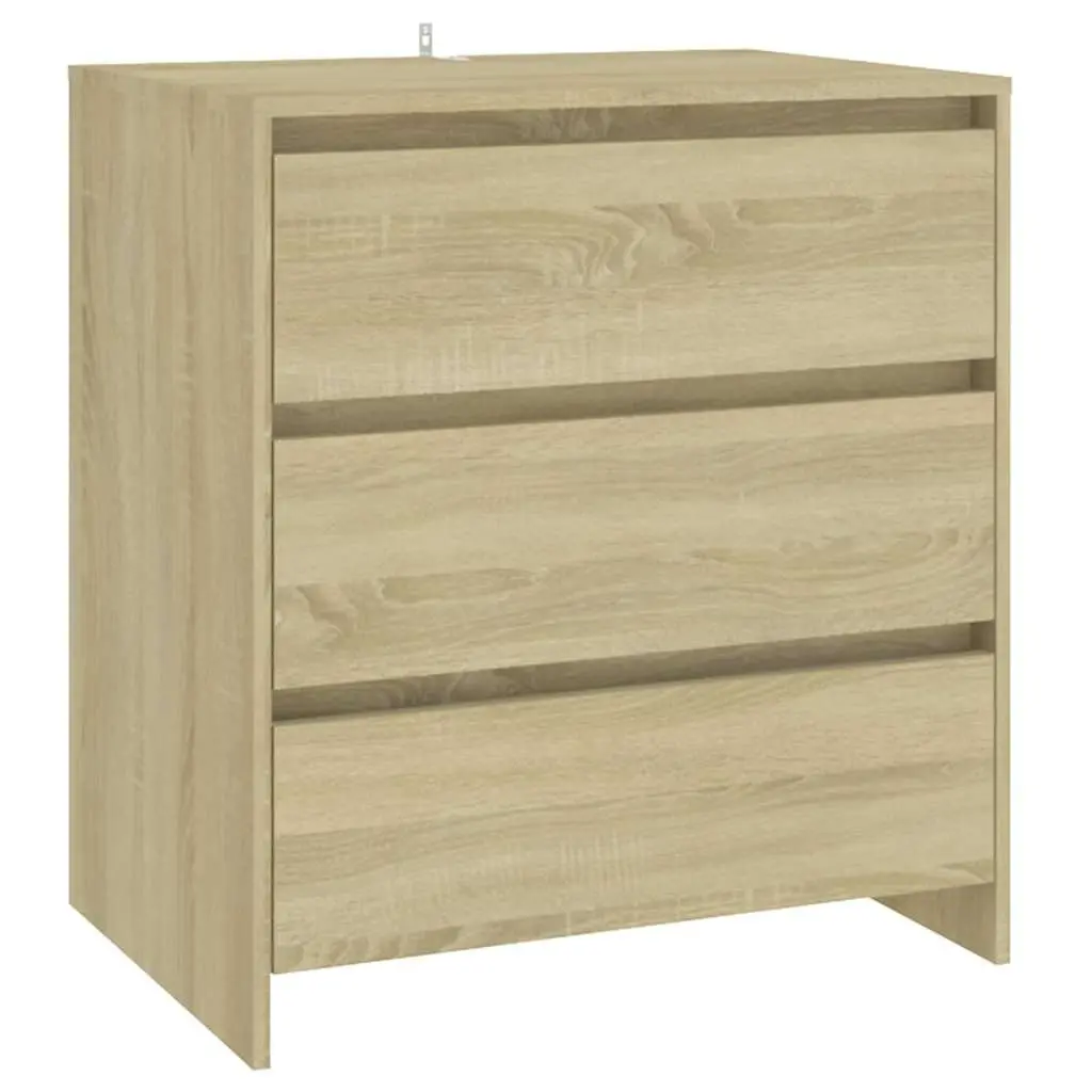 Sideboard Storage Cabinet Engineered Wood 2 Piece Beige