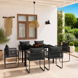 Functional 7 Piece Garden Dining Set for Any Outdoor Space