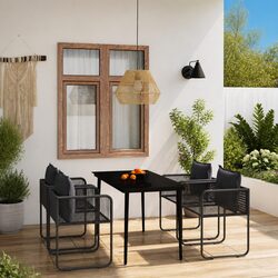 Functional 5 Piece Outdoor Dining Set for Patios