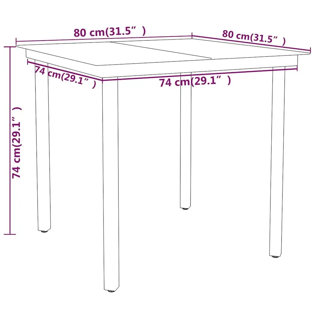 3-Piece Garden Set for Outdoor Use