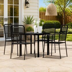 Versatile 5-Piece Dining Set for Your Outdoor Areas