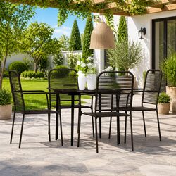 Practical 5 Piece Patio Dining Set for Everyday Use