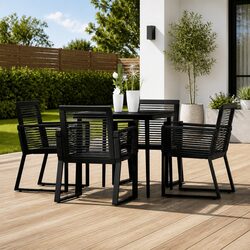 Functional 5-Piece Outdoor Dining Set for Entertaining