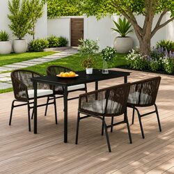 Ideal 5 Piece Dining Set for Your Outdoor Gatherings
