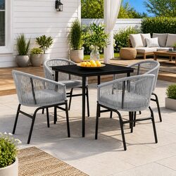 Functional 5 Piece Garden Dining Set for Your Patio