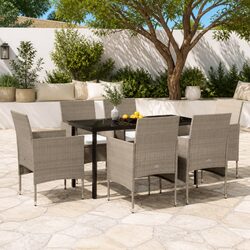 Practical 7-Piece Garden Dining Set for Your Patio