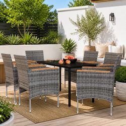 Ideal 7 Piece Dining Set for Outdoor Gatherings