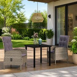 Functional 3 Piece Outdoor Dining Set for Your Space