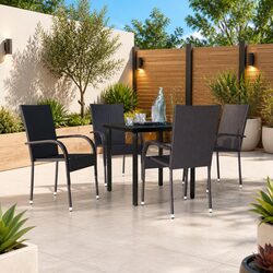 Functional 5-Piece Outdoor Dining Set for Your Patio