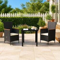 Versatile 3 Piece Garden Set for Dining and Relaxation