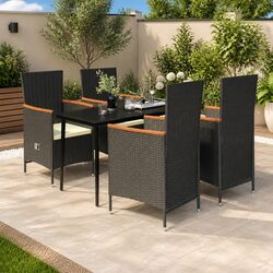 Versatile 5 Piece Outdoor Dining Set for Patio Use