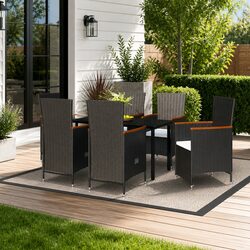 Practical 7-Piece Garden Dining Set for Your Patio