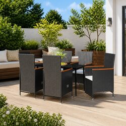 Practical 7 Piece Outdoor Dining Set for Gatherings