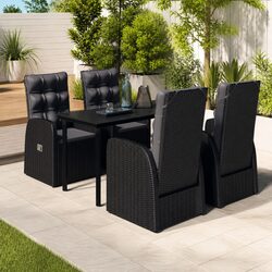 Versatile 5 Piece Dining Set for Outdoor Spaces