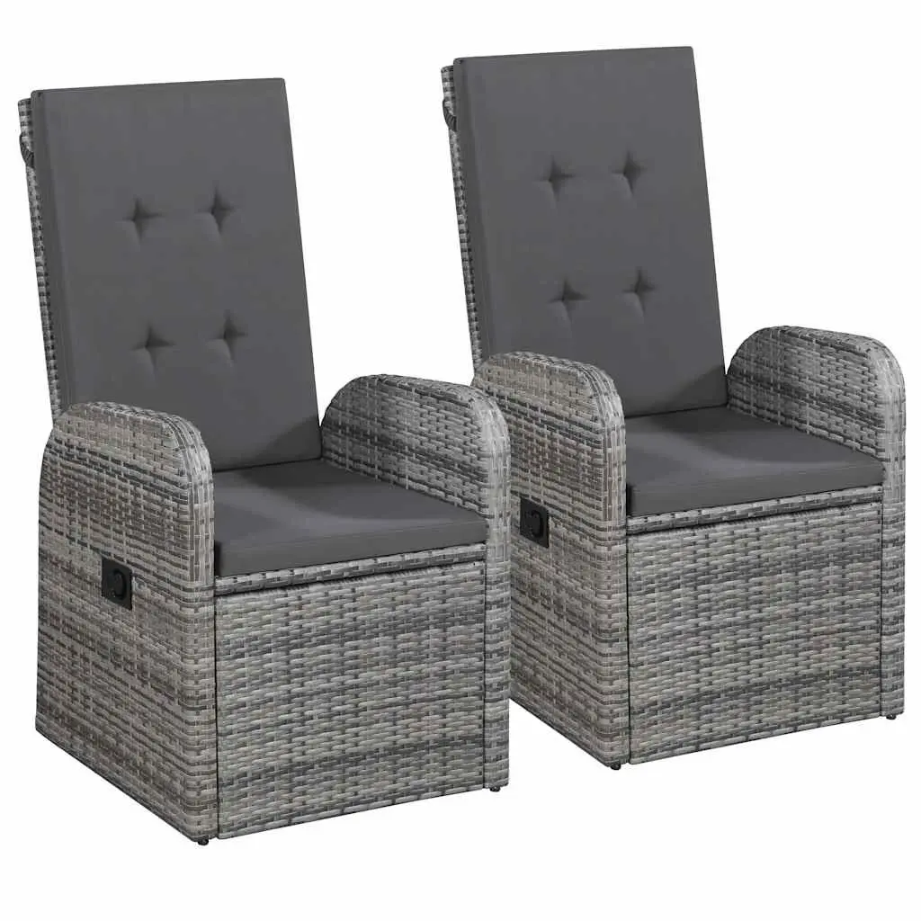 Grey 3 Piece Garden Dining Set for Outdoor Use