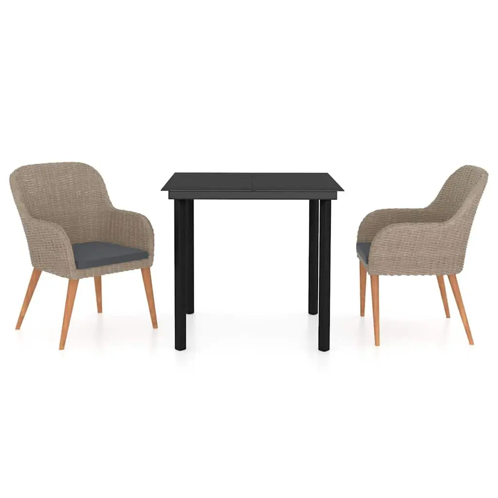 3-Piece Dining Set for Outdoor Gatherings