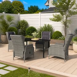Practical 5 Piece Garden Dining Set for Every Outdoor Space