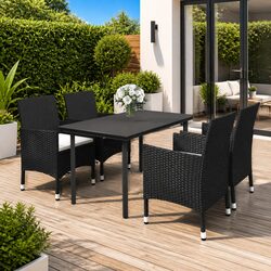 Versatile 5 Piece Garden Dining Set for Home Use
