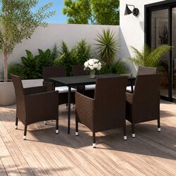 Versatile 7-Piece Outdoor Dining Set for Entertaining