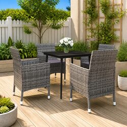 Functional 5-Piece Garden Dining Set for Outdoor Living