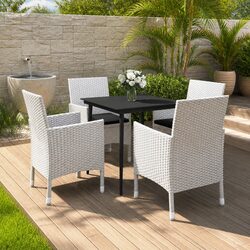 Practical 5 Piece Dining Set for Outdoor Gatherings