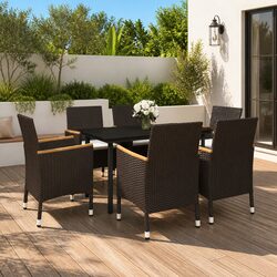 Practical 7 Piece Garden Dining Set for Your Home