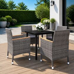 Versatile 5 Piece Garden Dining Set for Your Patio