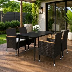 Versatile 5 Piece Dining Set for Outdoor Entertaining