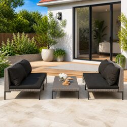 Practical 5 Piece Garden Lounge Set for Everyday Use