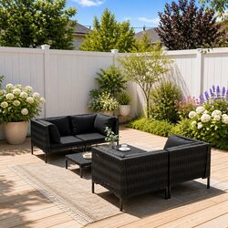 Practical 5-Piece Garden Lounge Set for Any Outdoor Area