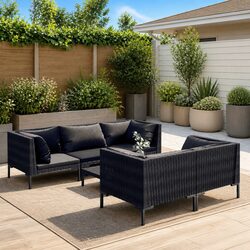 Practical 6-Piece Garden Lounge Set for Outdoor Living