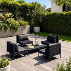 Ideal 5 Piece Garden Lounge Set for Patio Gatherings
