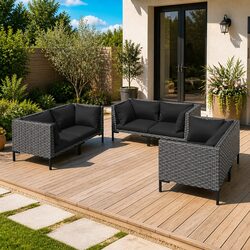 Versatile 6-Piece Lounge Set Perfect for Any Outdoor Setting