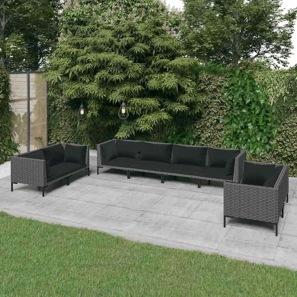 8-Piece Lounge Set for Outdoor Living