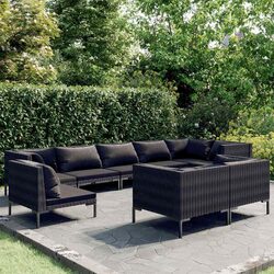Practical 9 Piece Garden Lounge Set for Every Occasion