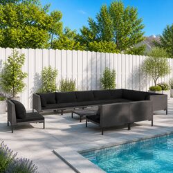 Practical 11 Piece Outdoor Lounge Set for Your Home