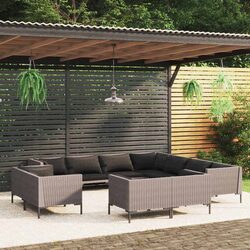 Versatile 11-Piece Lounge Set for Any Outdoor Setting