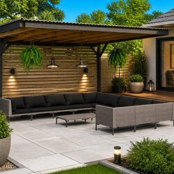 Ideal 12-Piece Lounge Set for Your Patio or Garden
