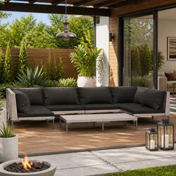 Practical 7 Piece Lounge Set for Your Garden