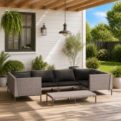 Versatile 7 Piece Lounge Set for Any Outdoor Setting