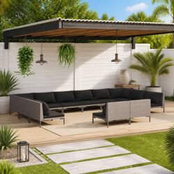 Ideal 12-Piece Lounge Set for Your Patio and Garden