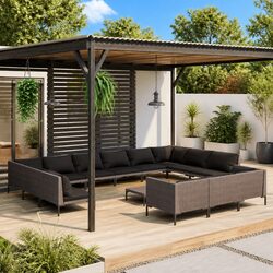 Versatile 14 Piece Garden Lounge Set for Every Outdoor Use