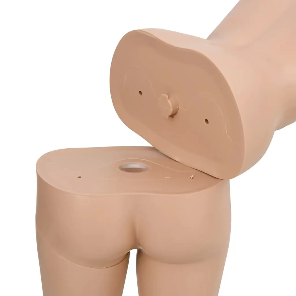 Female Mannequin Display Figure Adjustable Head Arms Beige 360° for Boutique Shop