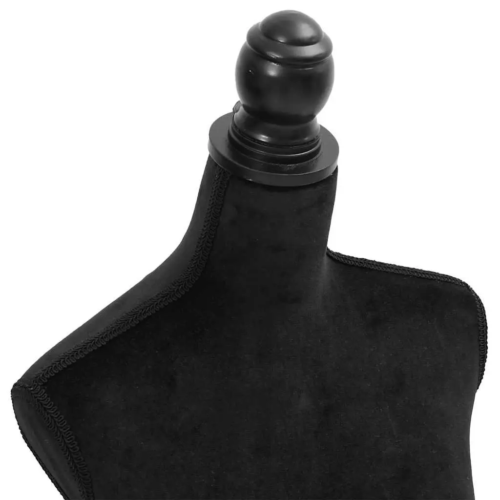 Black Bust Mannequin for Fashion Display