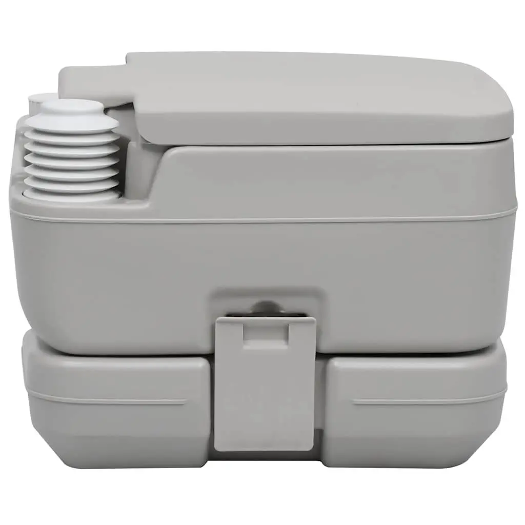 Portable Camping Toilet Grey High-Density Polyethylene 10L Waste Water Tank