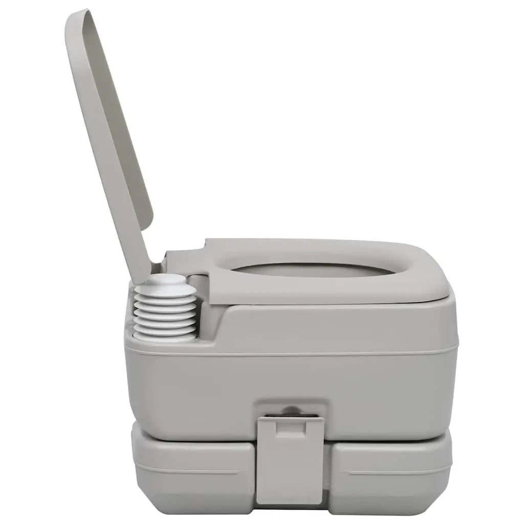 Portable Camping Toilet Grey High-Density Polyethylene 10L Waste Water Tank