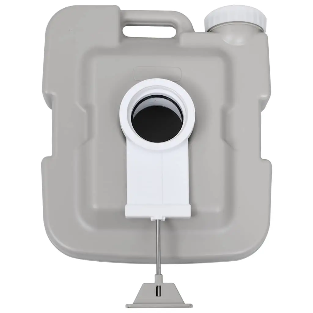 Portable Camping Toilet Grey High-Density Polyethylene 10L Waste Water Tank